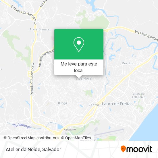 Atelier da Neide mapa