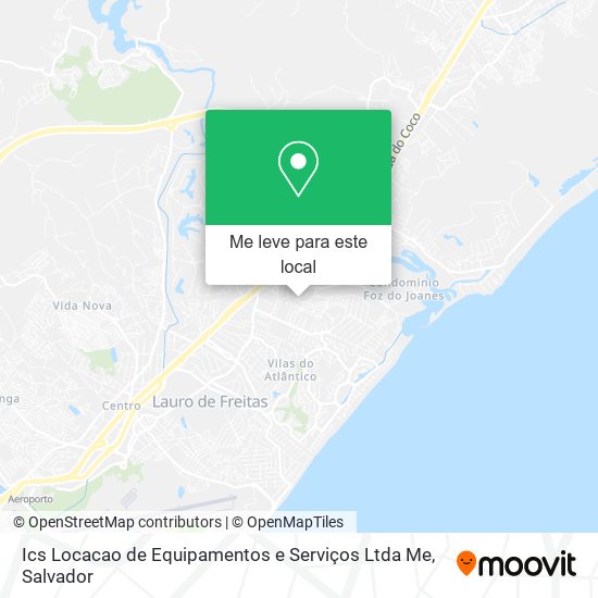Ics Locacao de Equipamentos e Serviços Ltda Me mapa
