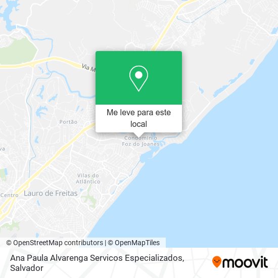 Ana Paula Alvarenga Servicos Especializados mapa