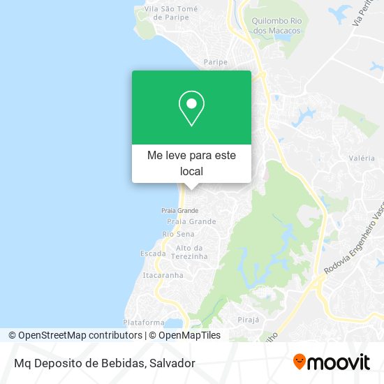 Mq Deposito de Bebidas mapa