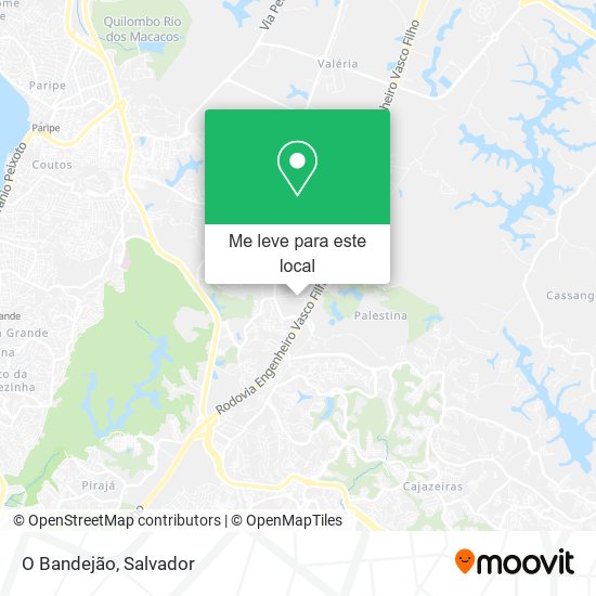 O Bandejão mapa