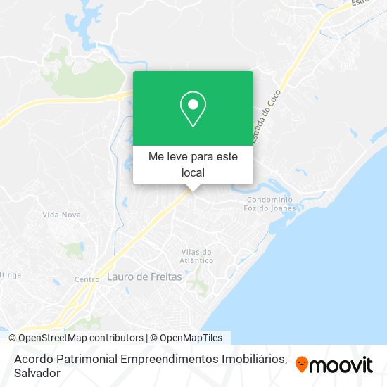 Acordo Patrimonial Empreendimentos Imobiliários mapa