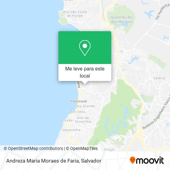 Andreza Maria Moraes de Faria mapa