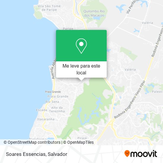 Soares Essencias mapa