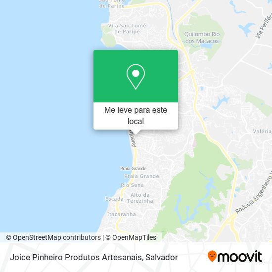 Joice Pinheiro Produtos Artesanais mapa