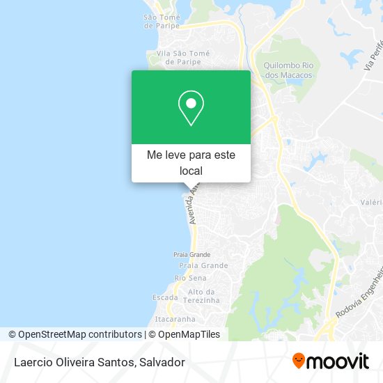 Laercio Oliveira Santos mapa