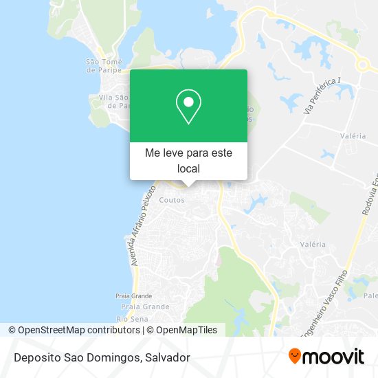 Deposito Sao Domingos mapa