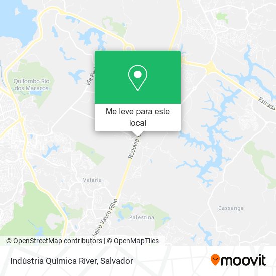 Indústria Química Ríver mapa