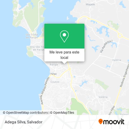 Adega Silva mapa