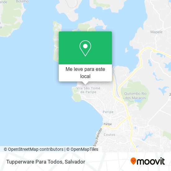 Tupperware Para Todos mapa