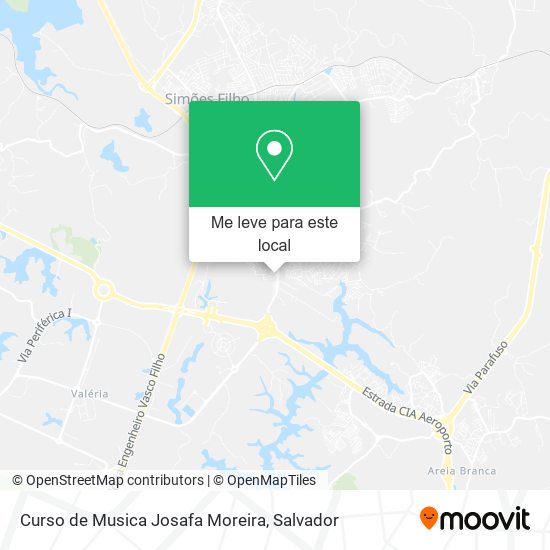 Curso de Musica Josafa Moreira mapa