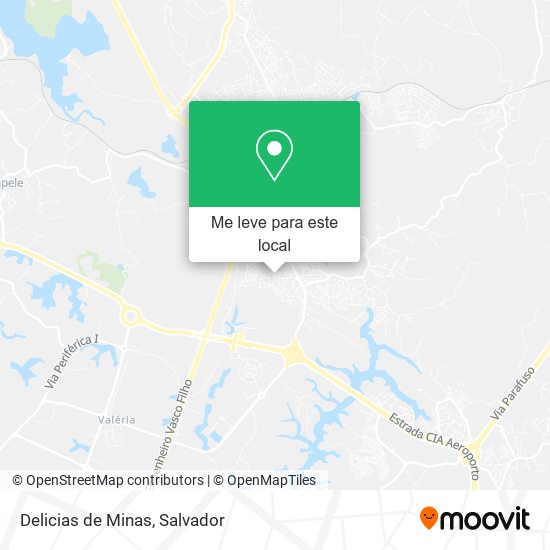 Delicias de Minas mapa