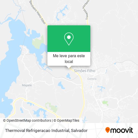 Thermoval Refrigeracao Industrial mapa