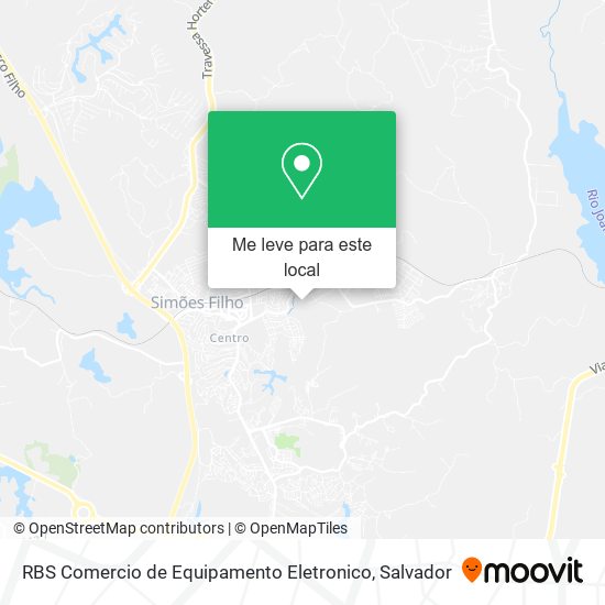 RBS Comercio de Equipamento Eletronico mapa