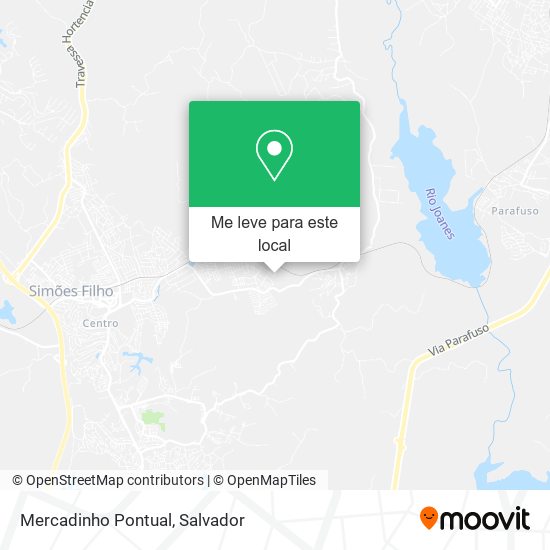 Mercadinho Pontual mapa