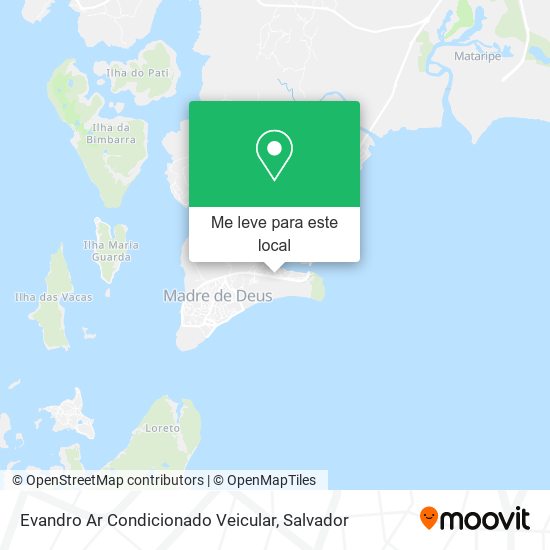 Evandro Ar Condicionado Veicular mapa