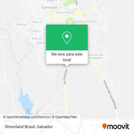 Stinorland Brasil mapa