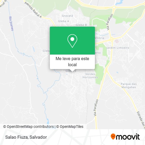 Salao Fiuza mapa