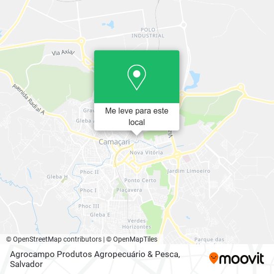 Agrocampo Produtos Agropecuário & Pesca mapa