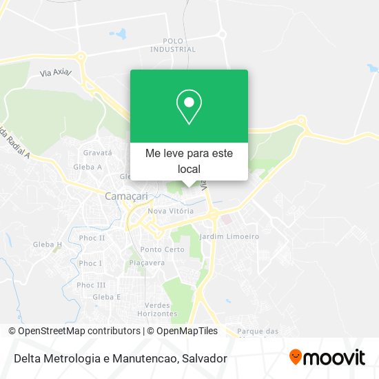 Delta Metrologia e Manutencao mapa