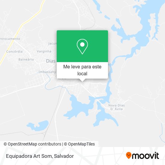 Equipadora Art Som mapa