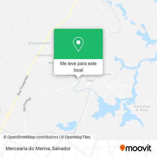 Mercearia do Meriva mapa