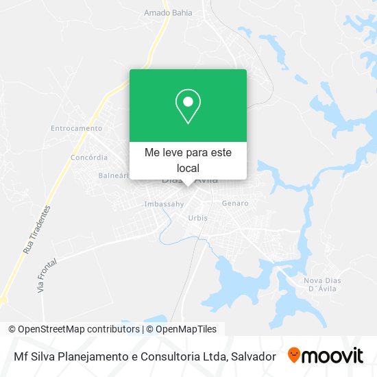 Mf Silva Planejamento e Consultoria Ltda mapa