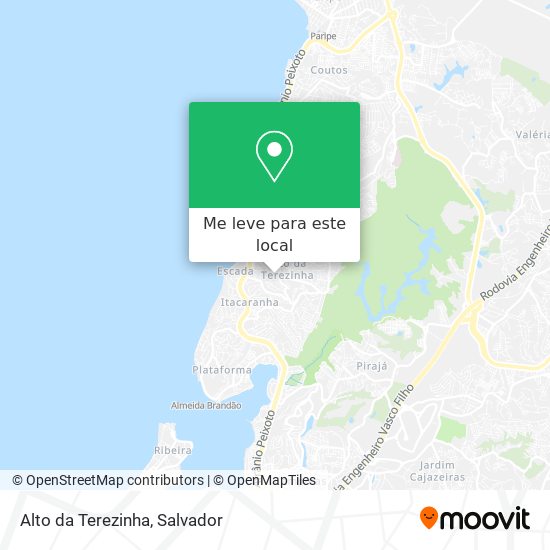 Alto da Terezinha mapa