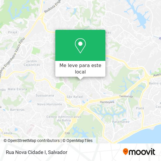 Rua Nova Cidade I mapa