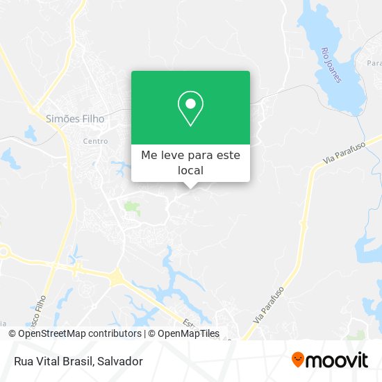 Rua Vital Brasil mapa