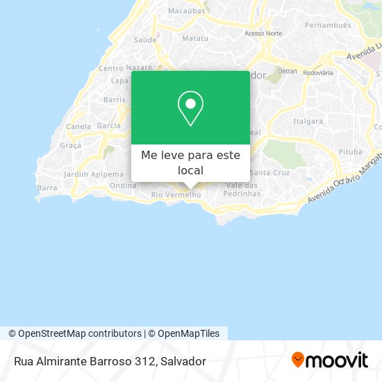 Rua Almirante Barroso 312 mapa