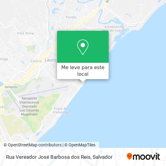 Rua Vereador José Barbosa dos Reis mapa