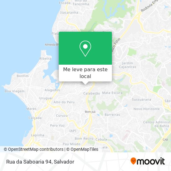 Rua da Saboaria 94 mapa