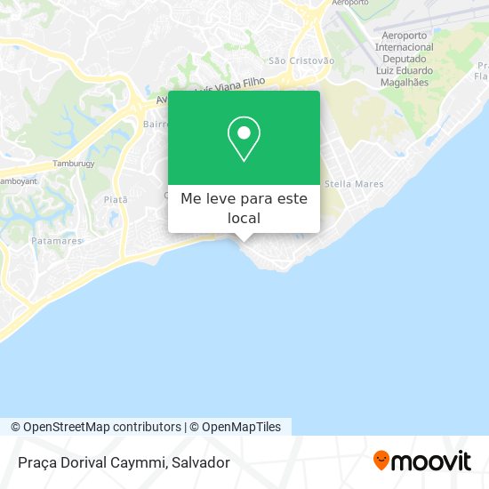 Praça Dorival Caymmi mapa
