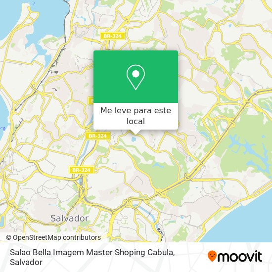 Salao Bella Imagem Master Shoping Cabula mapa