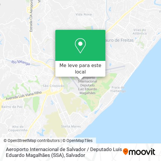 Aeroporto Internacional de Salvador / Deputado Luís Eduardo Magalhães (SSA) mapa
