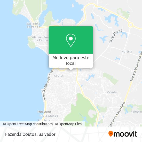 Fazenda Coutos mapa