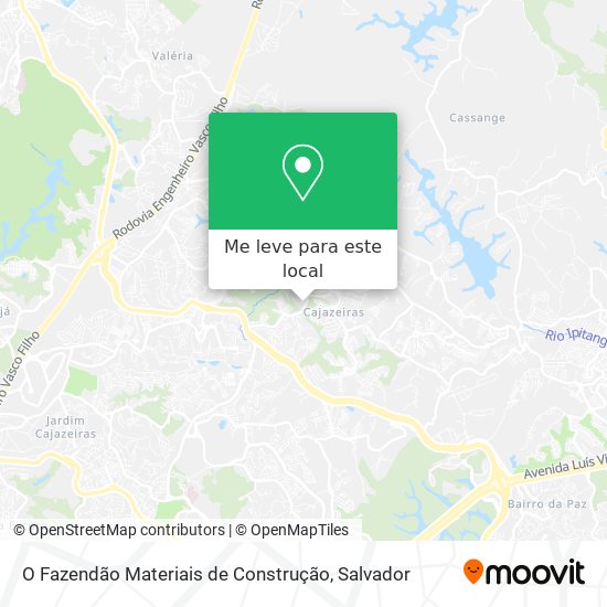 O Fazendão Materiais de Construção mapa