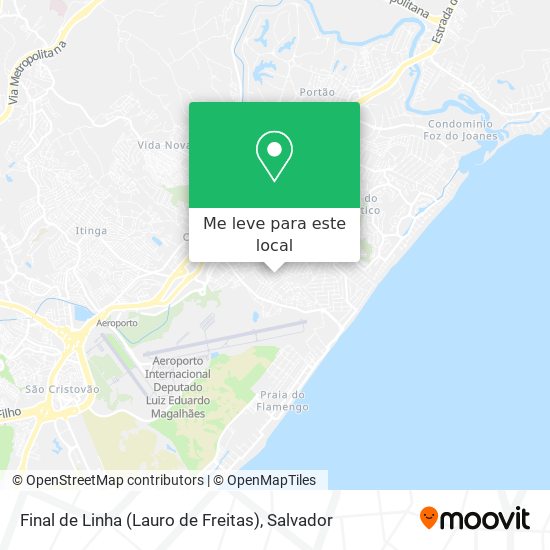 Final de Linha (Lauro de Freitas) mapa