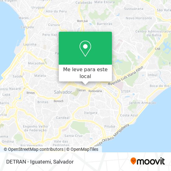 DETRAN - Iguatemi mapa