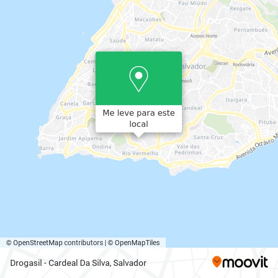 Drogasil - Cardeal Da Silva mapa