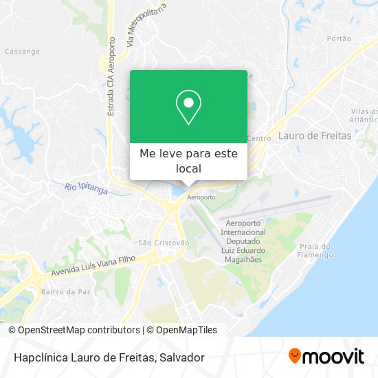 Hapclínica Lauro de Freitas mapa