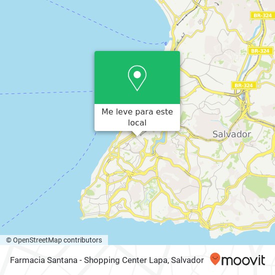Farmacia Santana - Shopping Center Lapa mapa