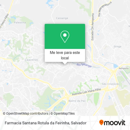 Farmacia Santana Rotula da Feirinha mapa