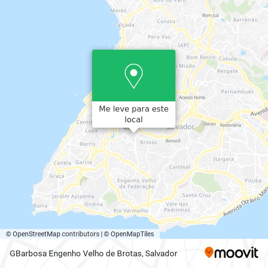 GBarbosa Engenho Velho de Brotas mapa