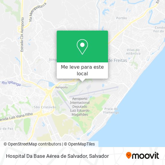 Hospital Da Base Aérea de Salvador mapa