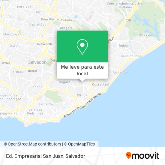 Ed. Empresarial San Juan mapa