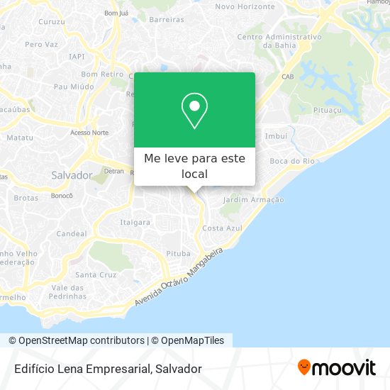 Edifício Lena Empresarial mapa