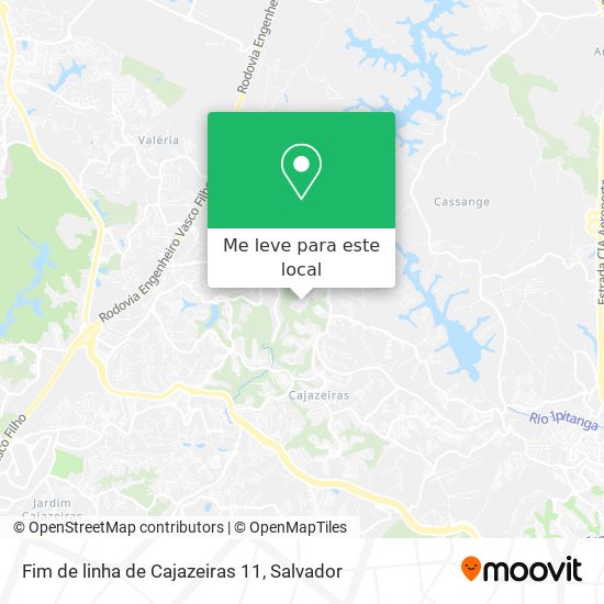 Fim de linha de Cajazeiras 11 mapa