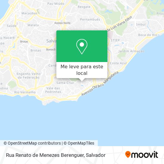 Rua Renato de Menezes Berenguer mapa
